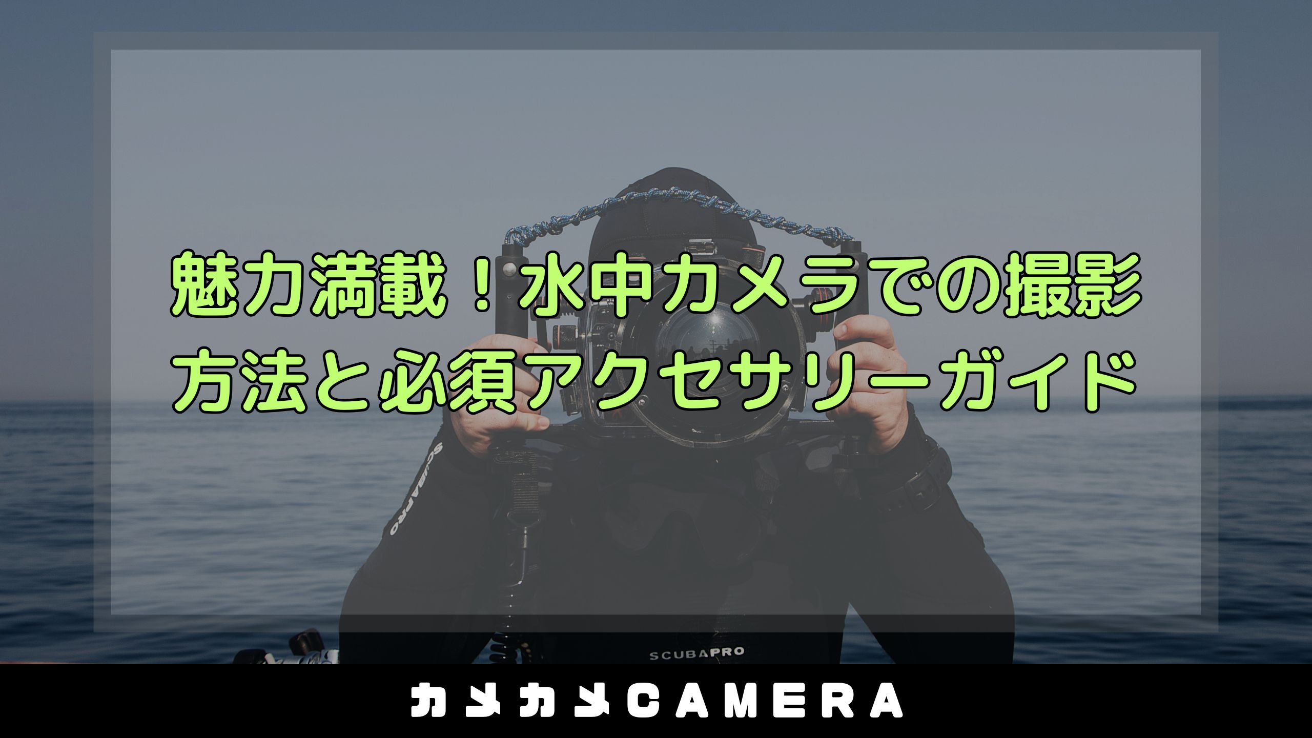 おすすめ！水中カメラでの最新撮影方法と必須アクセサリーガイド 